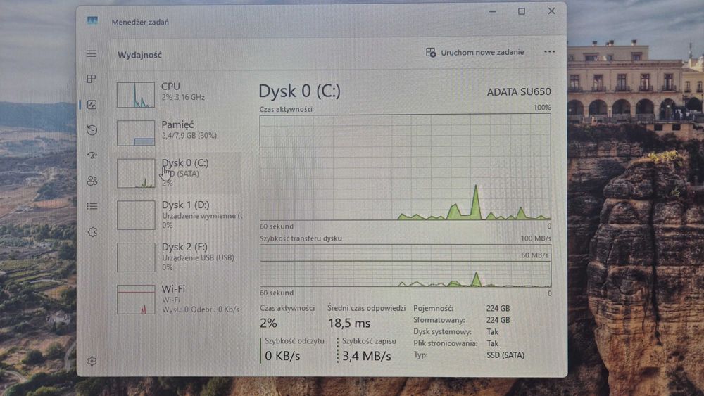 Komputer Dell Vostro 270s core i5-3470S 8GB RAM SSD 240GB Windows11Pro
