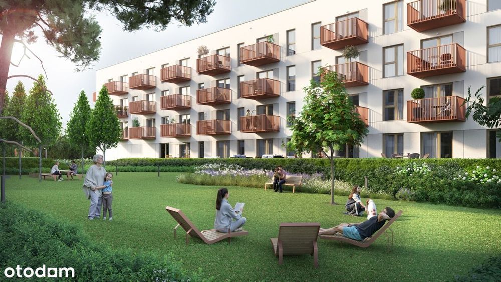 2-pokojowe mieszkanie 43m2 + balkon