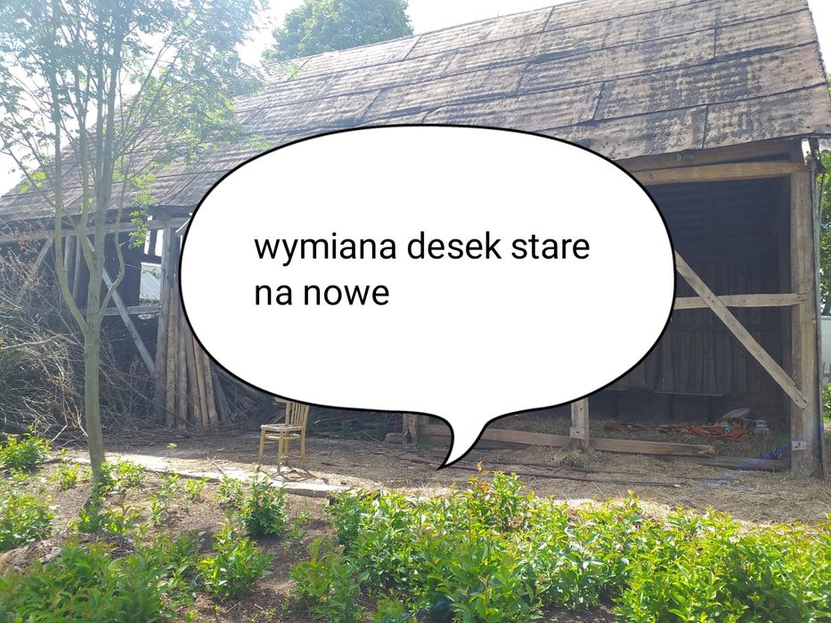 Wiata stodoła szopa
