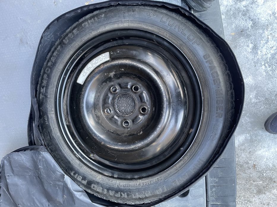 Докатка, запаска 5/114.3 r16 набор домкрат, ключ, крюк, чехол