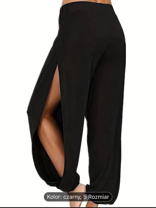 Spodnie damskie,joggery XL, dzianina, nowe, 46, plus size