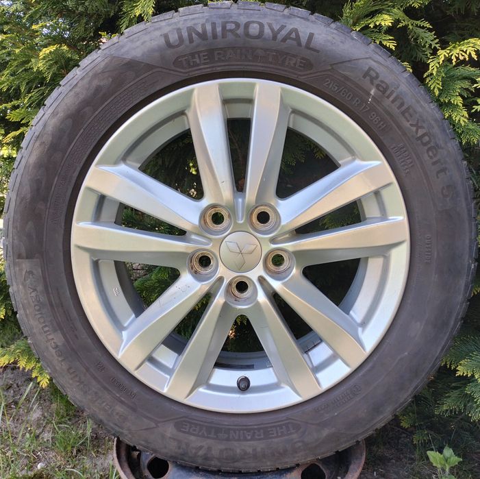 Felgi Oryginał Mitsubishi Outlander Asx 6,5x17 ET46 5x112 Opony lato