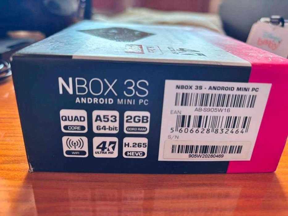 Box Android Smart TV NTech NBox 3S