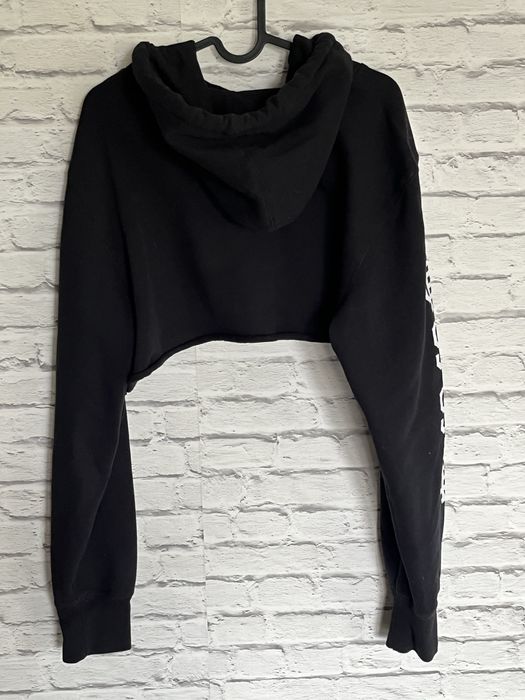 Czarna krótsza bluza 47brand roz L