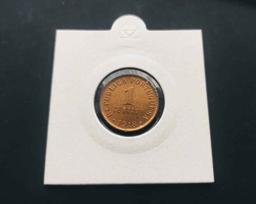 Moeda de 1 Centavo 1918 - NOVA