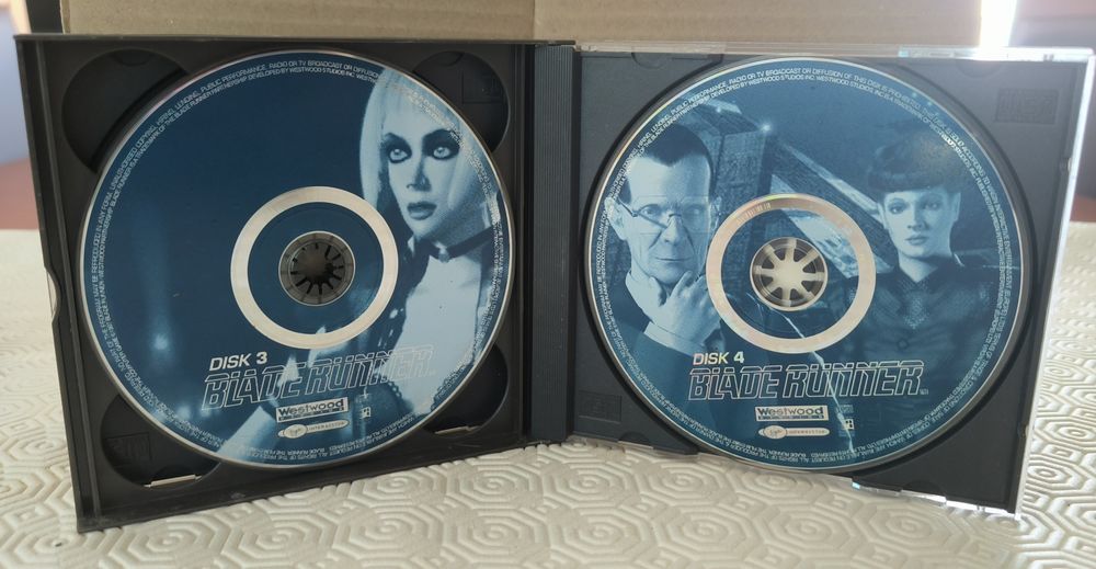 Jogo PC - Blade Runner (Westwood Studios, 1997) - 4 CDs Completo
