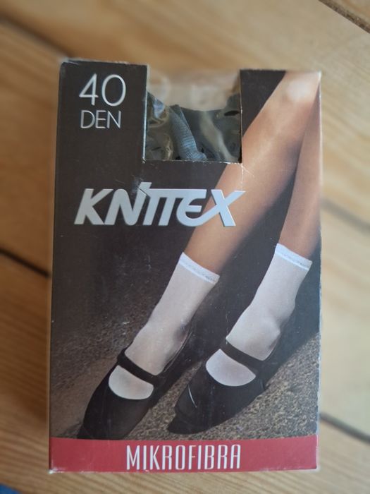 Grafitowe skarpetki z mikrofibry 40 DEN