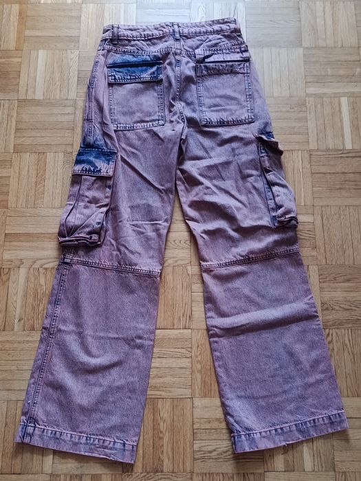 Spodnie jeansowe cargo