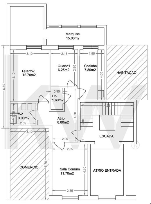 Investimento | T3 com Logradouro arrendado | Centro de Setúbal