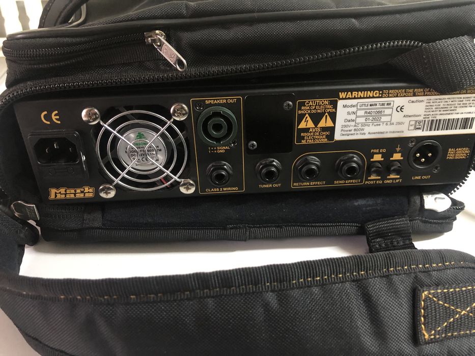 Amplificador de Baixo Markbass Little Mark Tube 800