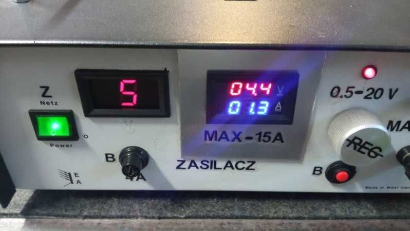 Zasilacz laboratoryjny od 0,5v-20v 15A