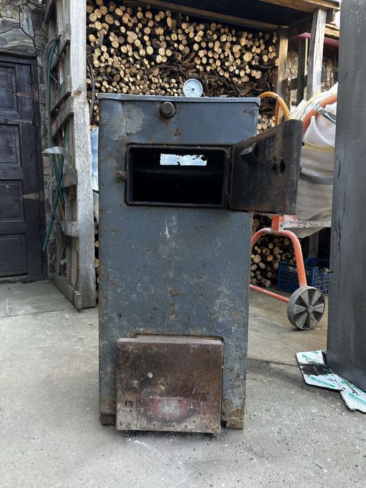 Котел твердопаливний сталевий