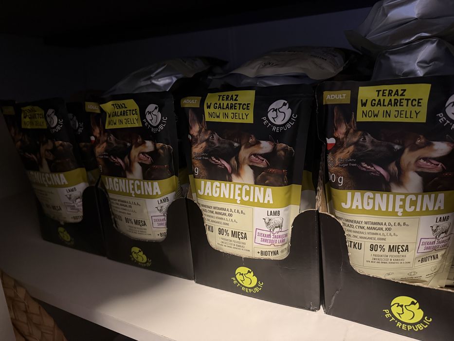 PET REPUBLIC Saszetka 500g jagnięcina 90% mięsa