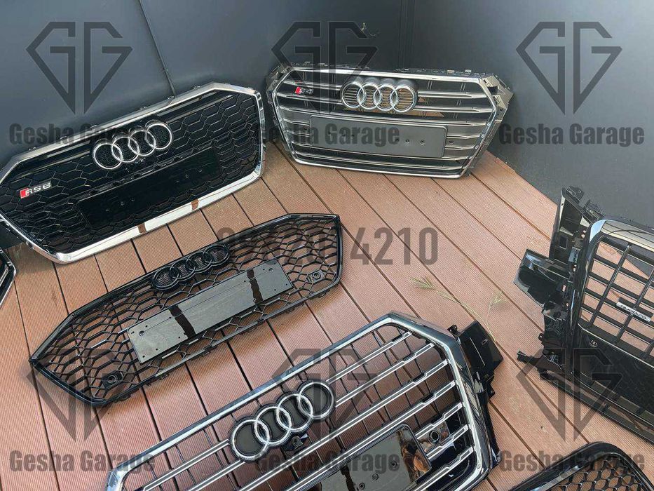 Решітка Решетка Audi Ауді Ауди Q3 Q5 Q7 Q8 SQ5 З ЯКІСНОГО ABS-ПЛАСТИКУ