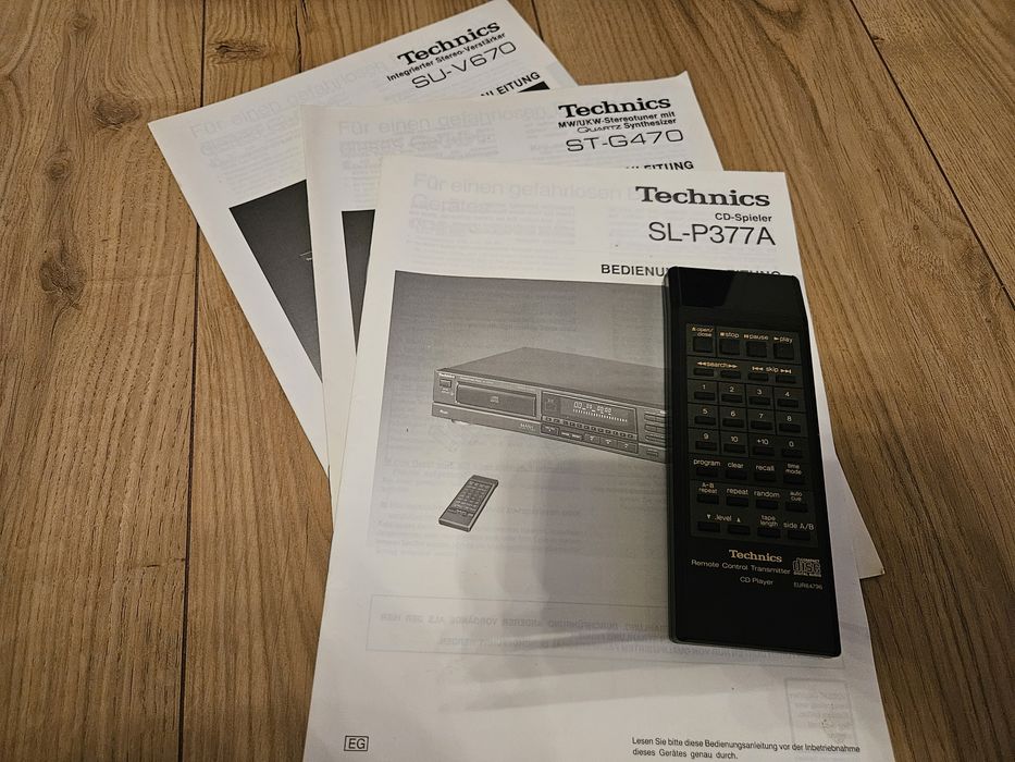 Zestaw Technics. SU V670,SL-P377A,ST-G470