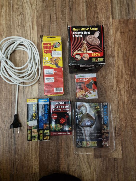 Terrarium (oświetlenie,ogrzewanie)