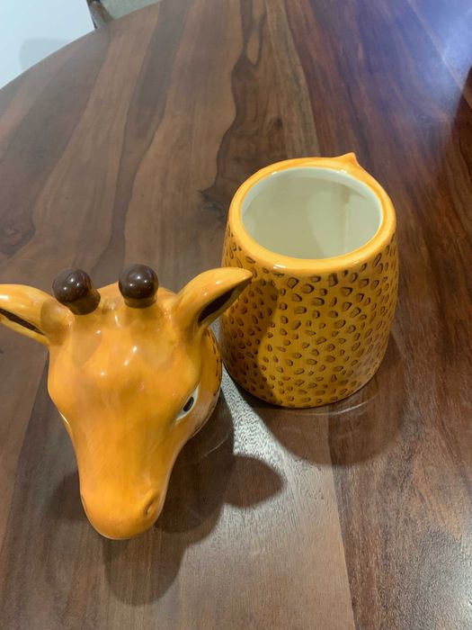 Designer Cookie Jar Girafa - Pote Guarda Tupperware