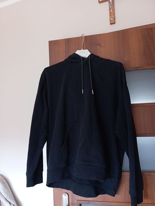 Czarna bluza z kapturem hm tanio cheap wiosna spring woman kobieta