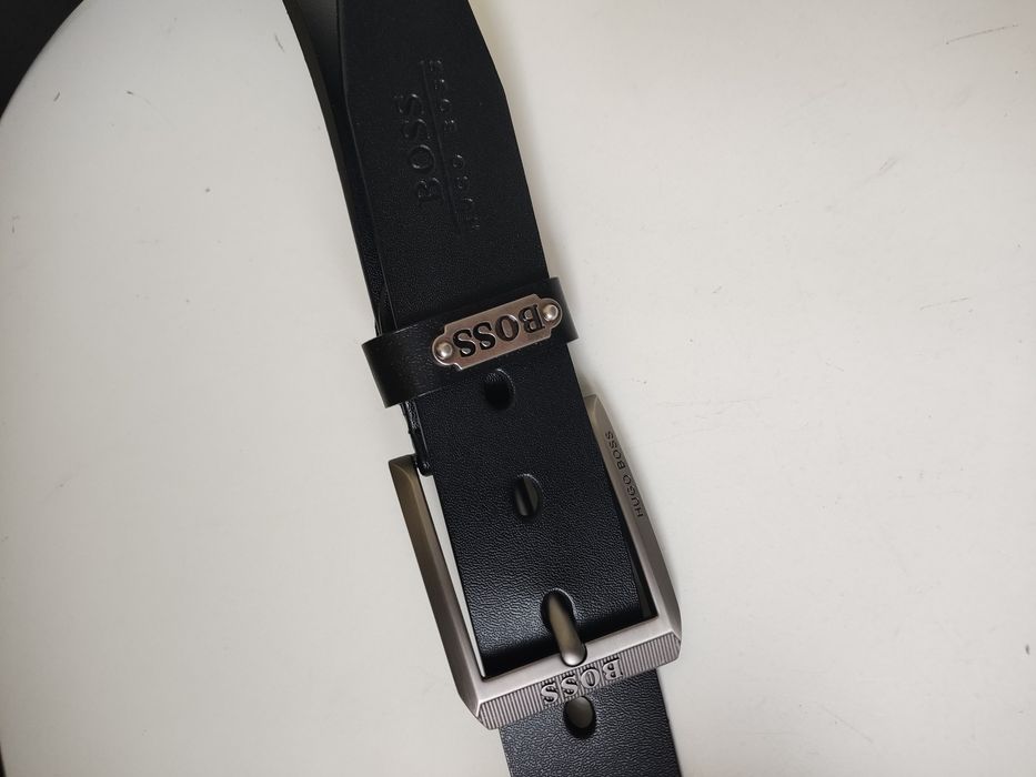 Pasek męski Hugo boss nowy, skóra naturalna