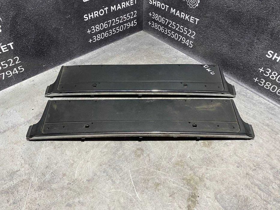 Хромований подіум рамка кріплення номера переднього бампера BMW 5 E39