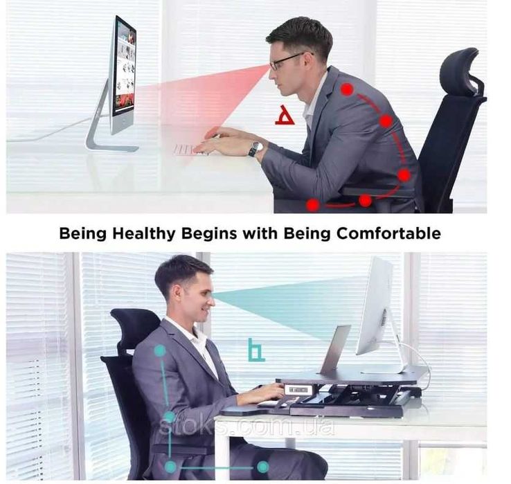 Комп'ютерний стіл ABOX gsd63he з електрорегулюванням висоти