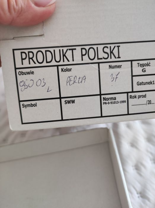 Perłowe Czółenka NORDI , rozm. 37