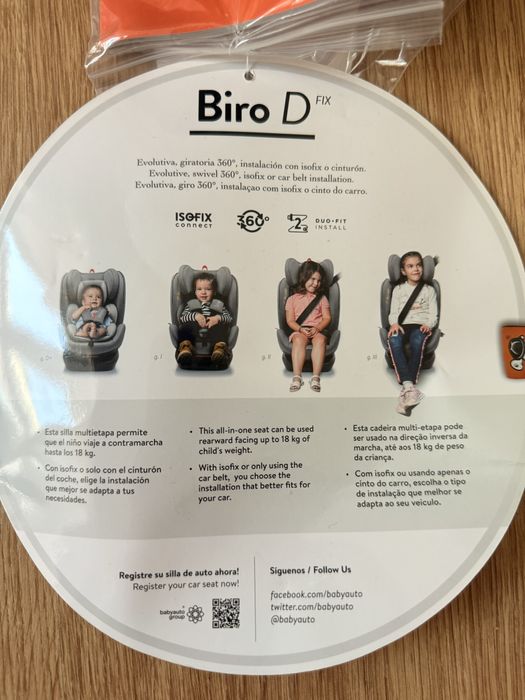 Cadeira auto com isofix 360