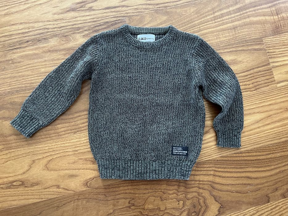 Używany zielony sweter 98/104