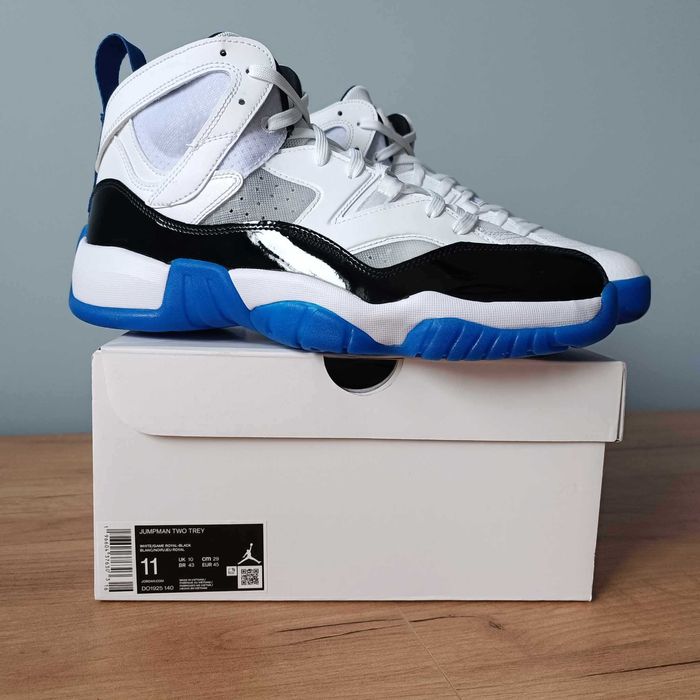 Jordan Jumpman Two Trey r. 45 (29 cm) White/Game Royal-Black
