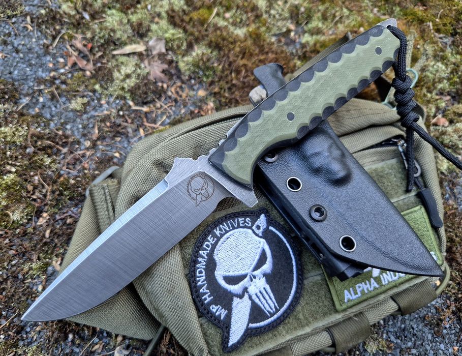 Nóż Custom , Handmade , ręcznie robiony NMV ( O2 ) 3mm,   EDC
