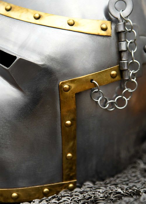 Hełm Basinet Hounskull przyłbica, stal 1,6mm LARP