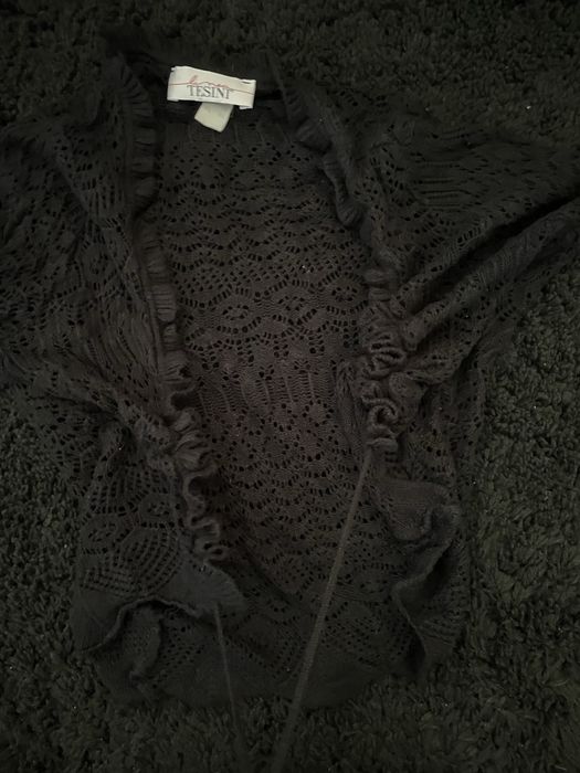 ажурна вінтажна кофтинка