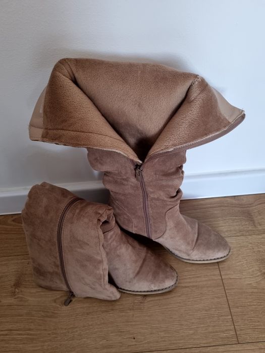 Kozaki beżowe  rozm.39