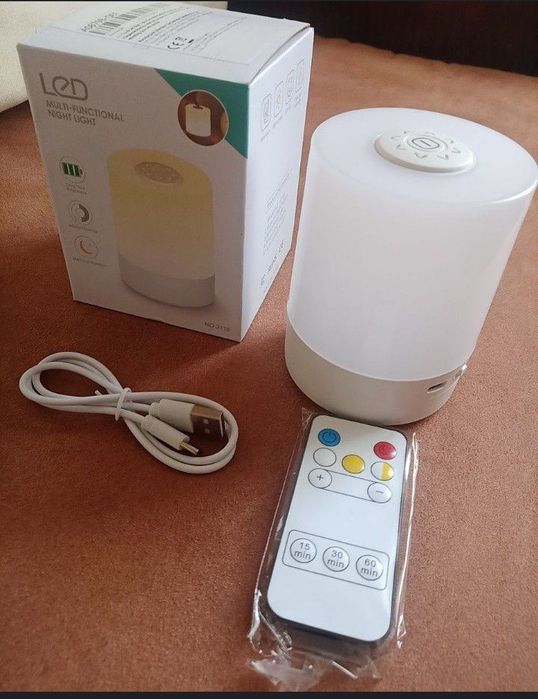 Светильник аккумуляторный с пультом ночник