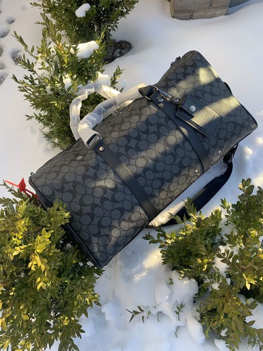 Дорожня сумка Coach/монограмна сумка коуч