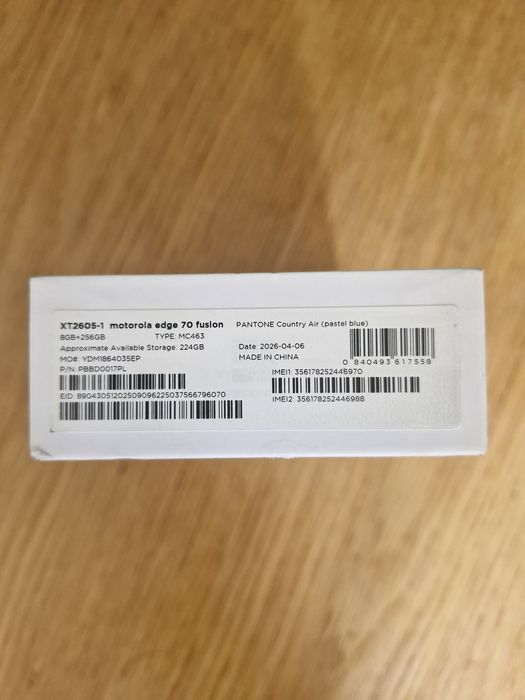Motorola edge 70 fusion 2026