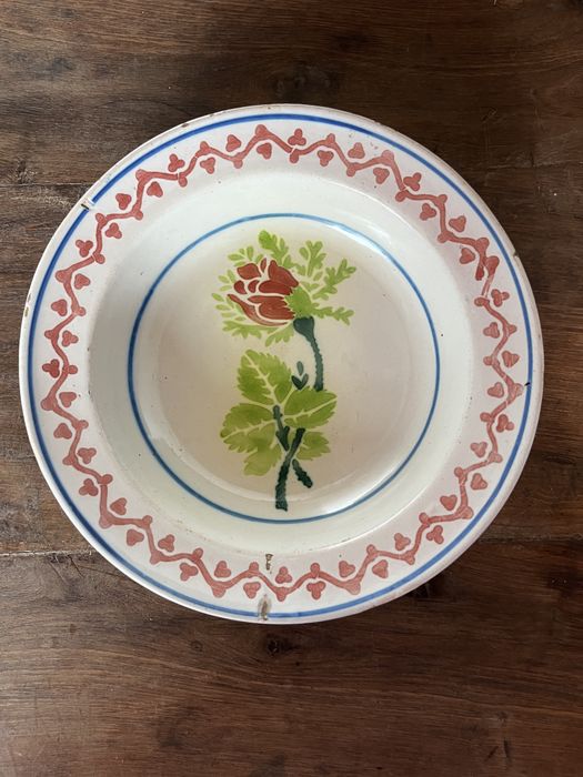 Ancient Portuguese Faience Plate