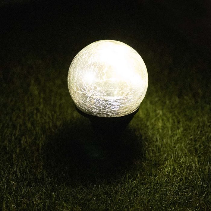 Lampa kula do ogrodu solarna led