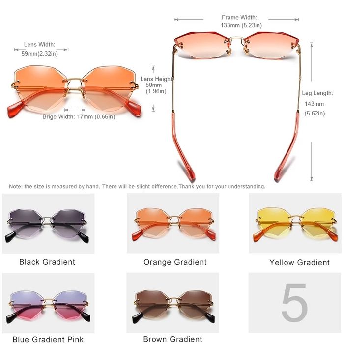Okulary przeciwsłoneczne damskie KINGSEVEN UV400