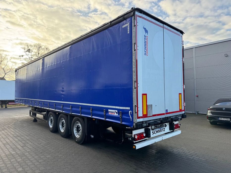 Schmitz Cargobull Firanka, 2 osie podnoszone!!, Nowe plandeki!!  Certyfikat XL, Multilock