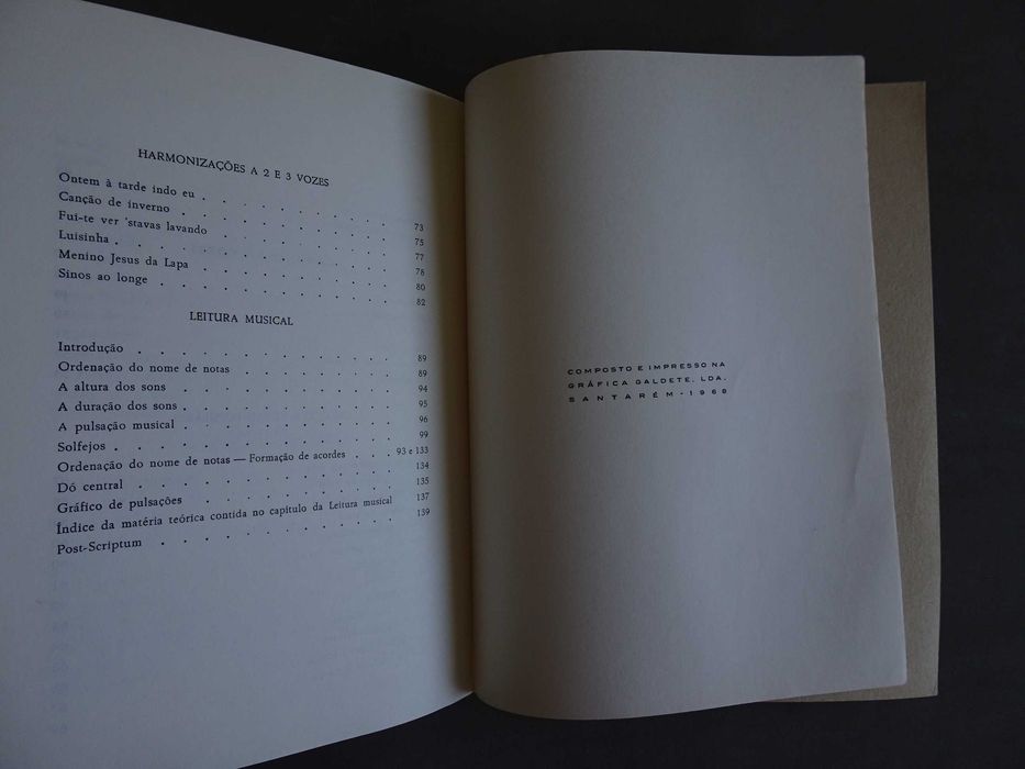Livro Joel Canhão - Domisol - Educação Musical 1964