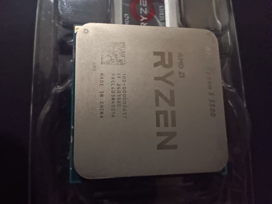Ryzen 5 5500 BOX кулер в комплекте на гарантии