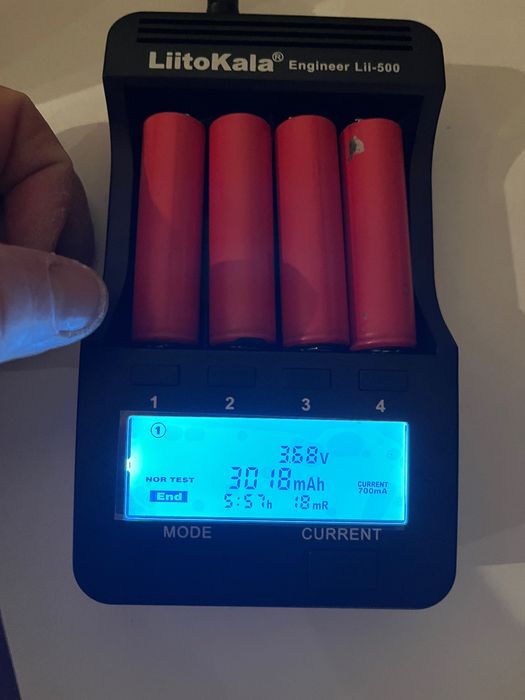 акумулятори Sanyo. l126 ur 18650 ga