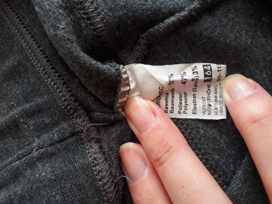 Krótkie dresowe spodenki damskie do przerobienia szare rozmiar XS/S