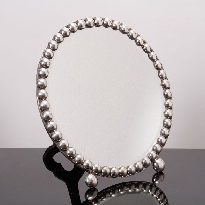 Espelho de mesa em prata Portuguesa