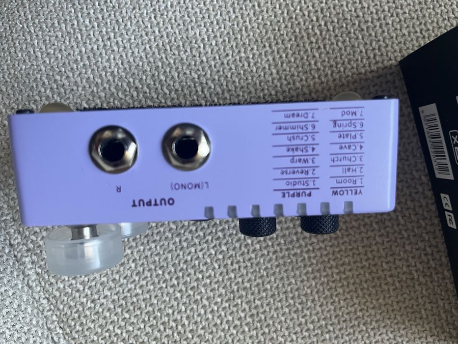 Pedais Reverb e Delay Mooer