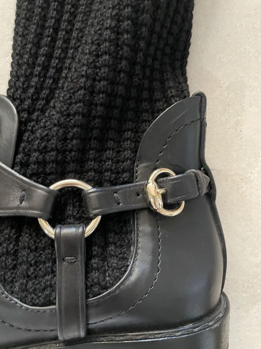 Botki ze skarpeta Gucci