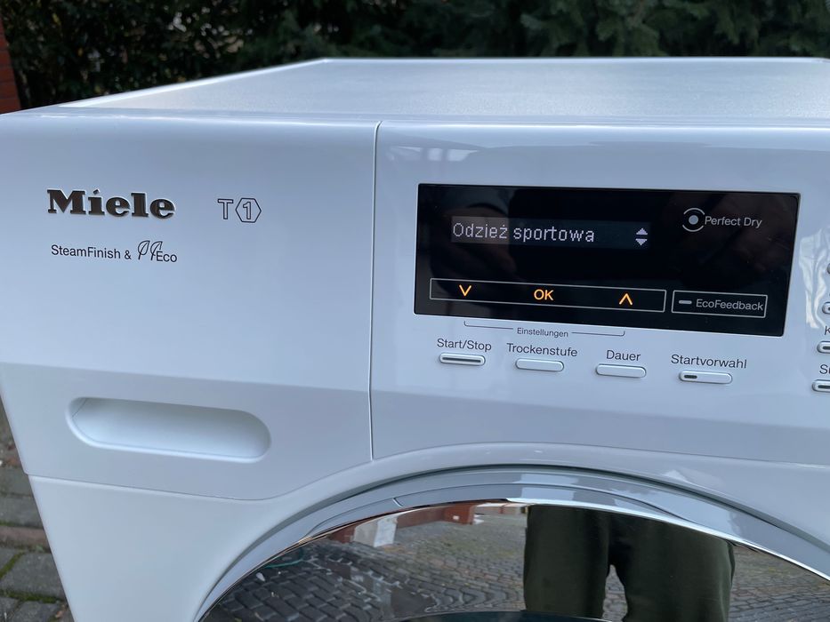 Suszarka Miele TKG650WP z pompą ciepła – w idealnym stanie