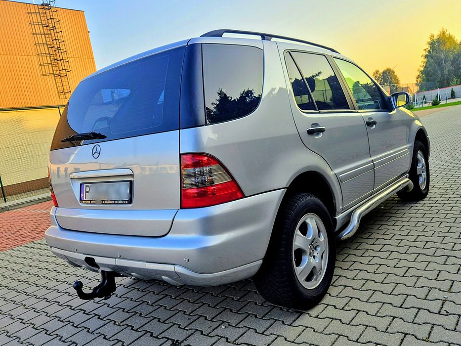 Mercedes ML W163 LIFT 2.7CDI 163km MANUAL#Skóra#Klima#4X4#Zdrowy#HAK 3,5Tony