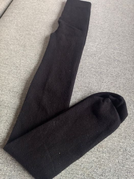 Rajstopy wełniane z wełny Merynosa Merino Wool. Rozmiar 3/M. Czarne.